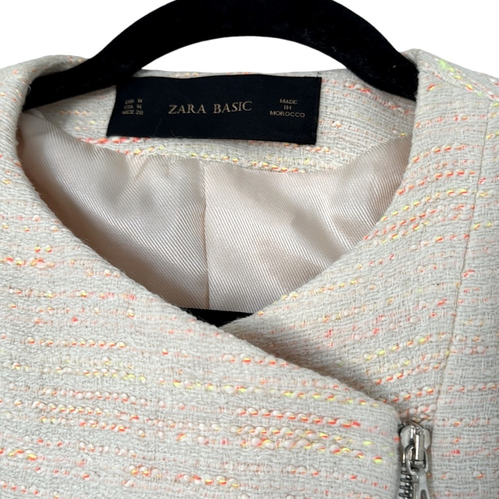 Zara Textured Zipped Jacket - Picture 5 of 6